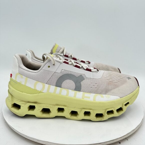 On Cloudmonster Swiss Engineering Women Sz 10 61.97783 Frost Acacia Running Shoe - Picture 4 of 13